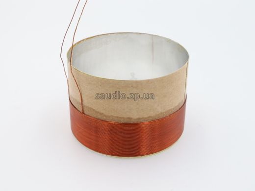Voice coil 75ГДН-2-8 (3.843.019, 3.843.014), Alluminio, 2 layers, Round, 2", Copper, For soviet speaker (USSR)