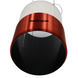 Звуковая катушка 65.5мм (45.0мм, 4+4Ω, 4слоя), 4+4, Черный алюминий, 4-х слойная, Круглый, 2,5", Медь, Автомобильные сабвуферы, Стандартный провод