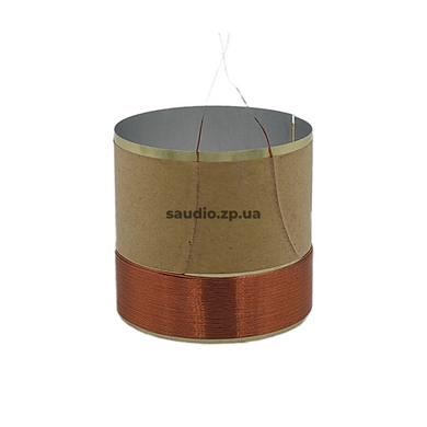 Voice coil 20ГДС 8ом (алюминий), Alluminio, 2 layers, Round, 1", Copper, For soviet speaker (USSR)