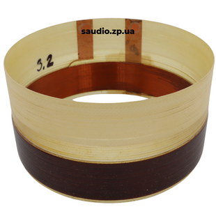Voice coil 76.1 mm / 3" (0 mm / ", 4&Omega;, 1 layer, Al), 4, Текстолит, Flat, Aluminium, 1, 78, 1, Динамик
