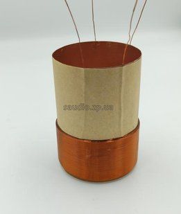 Звуковая катушка 50,8 мм / 2" (31 мм / 1,22", 2+2&Omega;, 4 слоя, Cu), 2+2, Алюминий, 31, Круглый, Медь, 200, 80, 4, 54.9, 4, Автомобильные сабвуферы